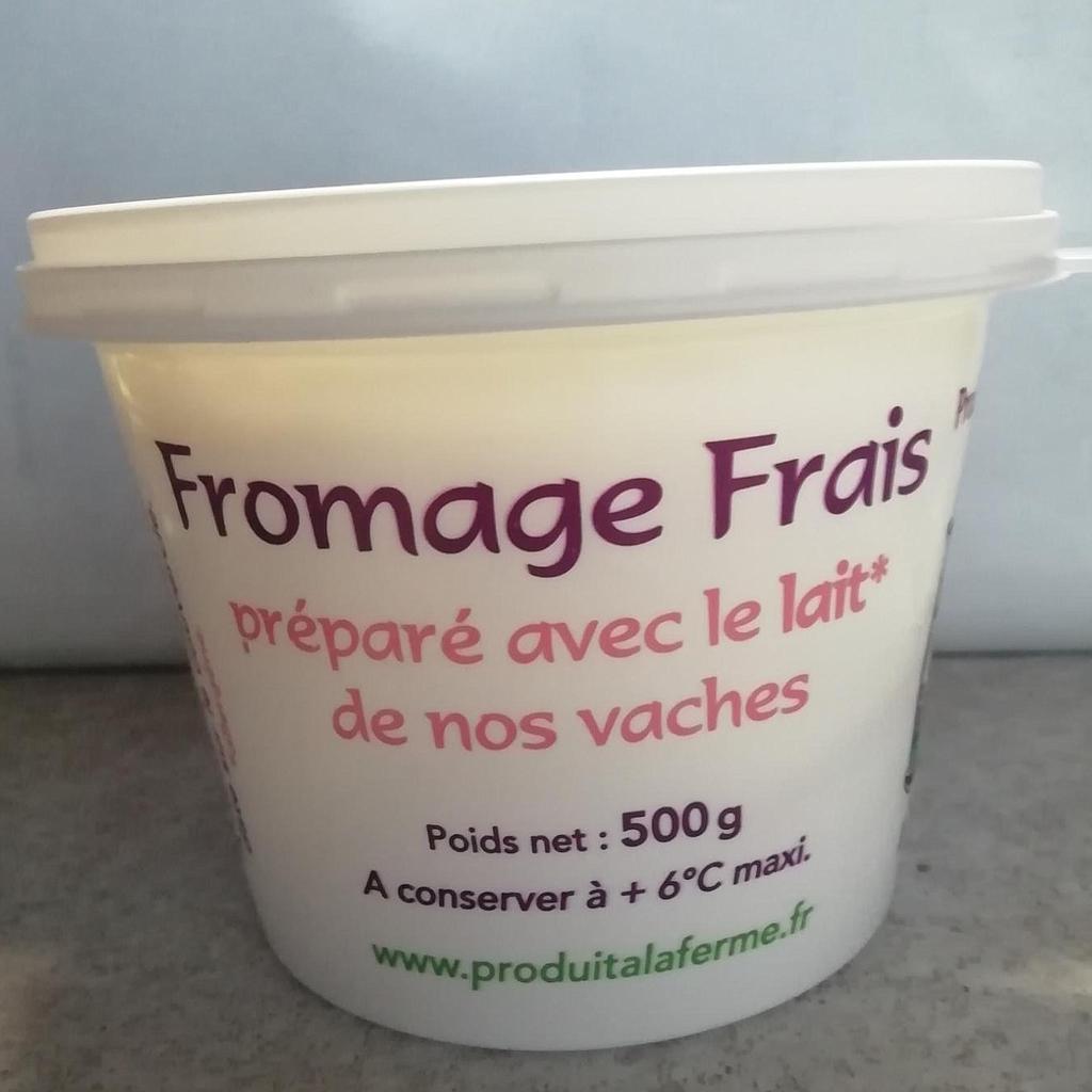 Fromage blanc frais - pot 500g (Ferme des Tilleuls)